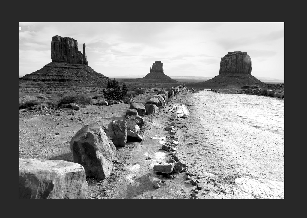 "Rock Line"  (Monument Valley) 8”x 10” signed edition of 12 prints