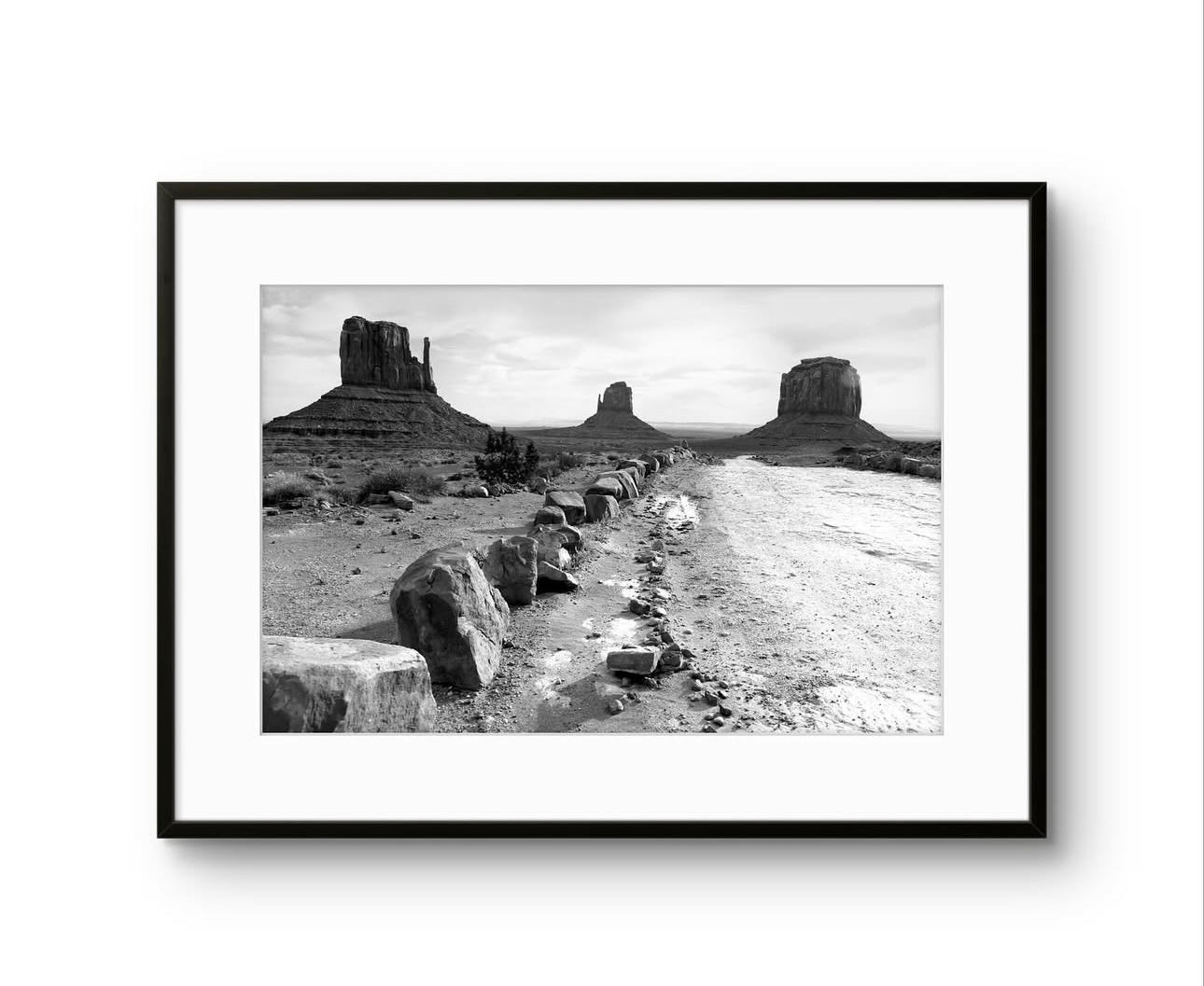 "Rock Line"  (Monument Valley) 8”x 10” signed edition of 12 prints