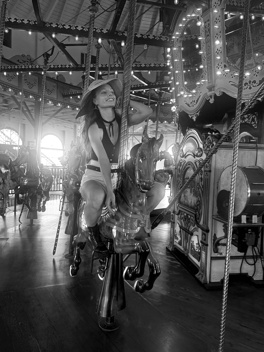 "JOY" (Maria on carousel)