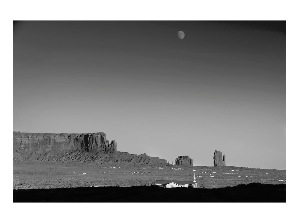 Moonrise Monument Valley (image 38 x 38 Inches) Edition of 200